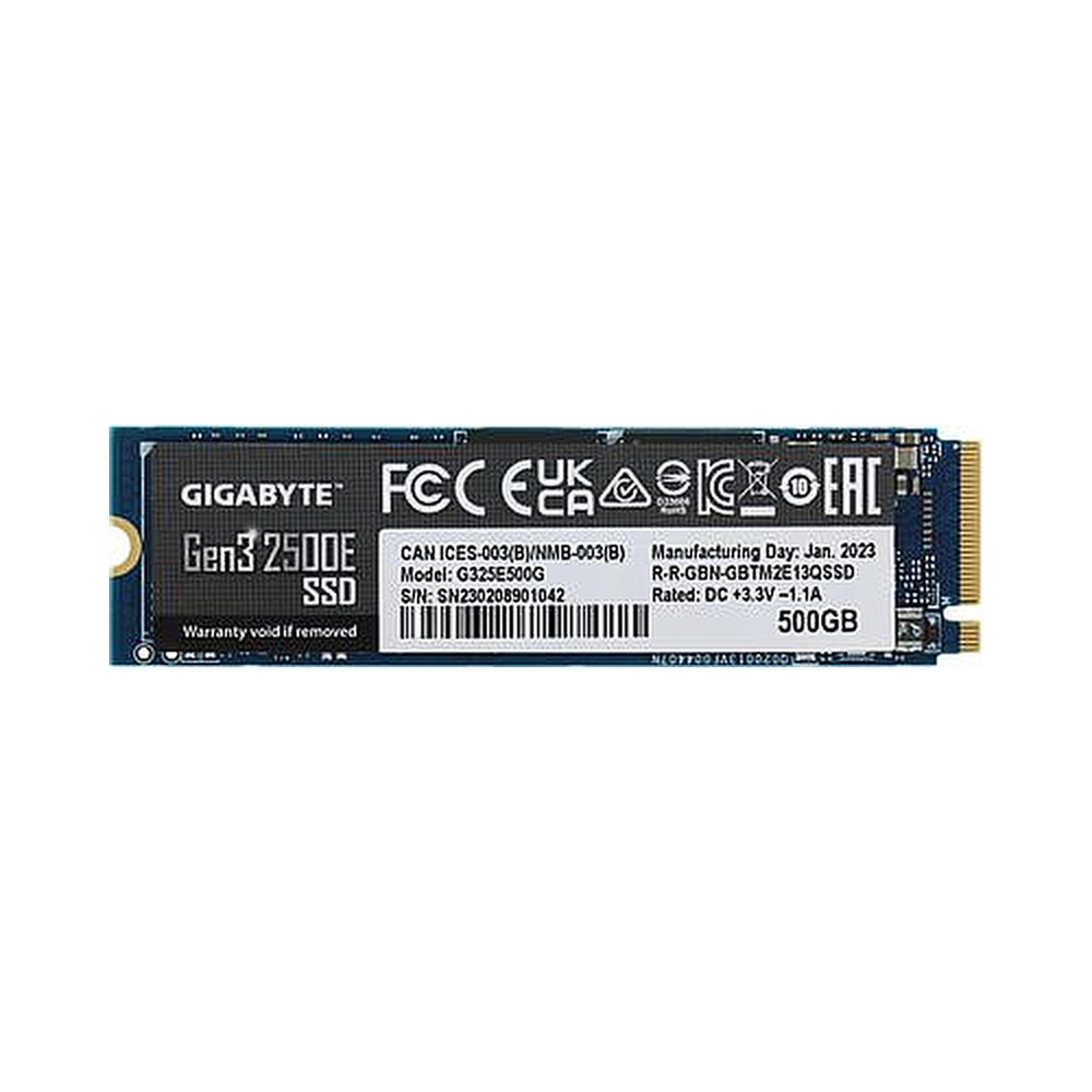 Накопитель SSD GIGABYTE AORUS Gen3 2500E [G325E500G] 500GB