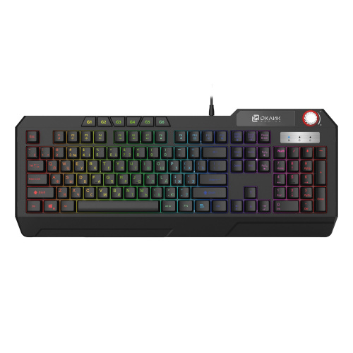 Клавиатура Оклик 715G черная/USB