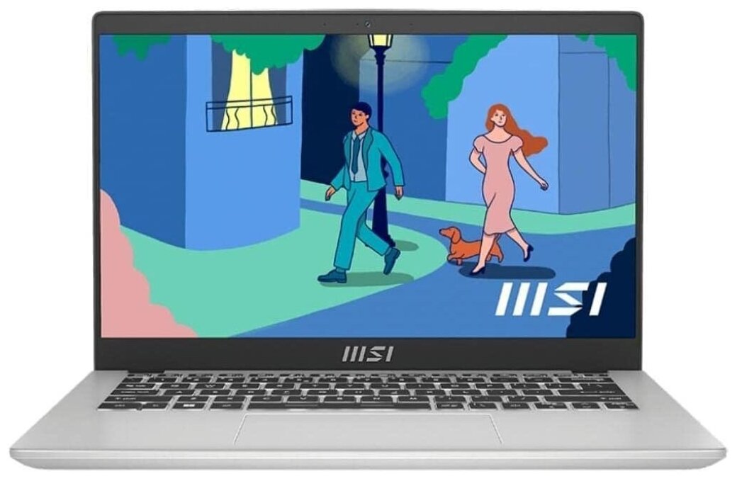 Ноутбук 14" MSI Modern 14 C12MO-689RU (9S7-14J111-689) [1920x1080, IPS, Core i5-1235U, RAM 16Gb, SSD 512Gb, Intel Iris Xe Graphics, Windows 11 Pro]
