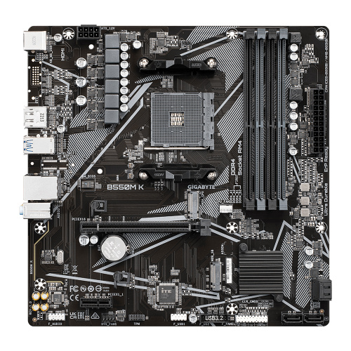 Материнская плата Gigabyte B550M K