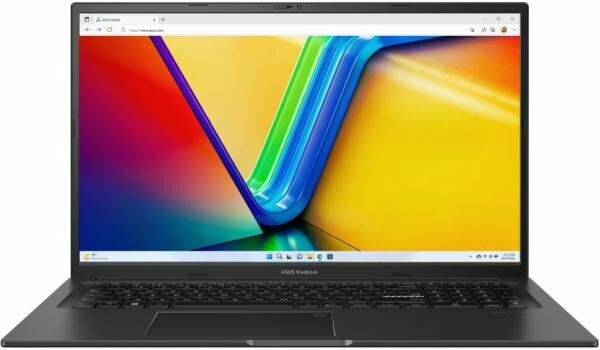 Ноутбук Asus VivoBook 17X K3704VA-AU102 Core i9 13900H 16Gb SSD1Tb Intel Iris Xe graphics 17.3" IPS FHD (1920x1080) noOS black WiFi BT Cam (90NB1091-M00420)