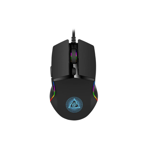 Мышь Оклик 717G PROPHECY черный 6400dpi USB