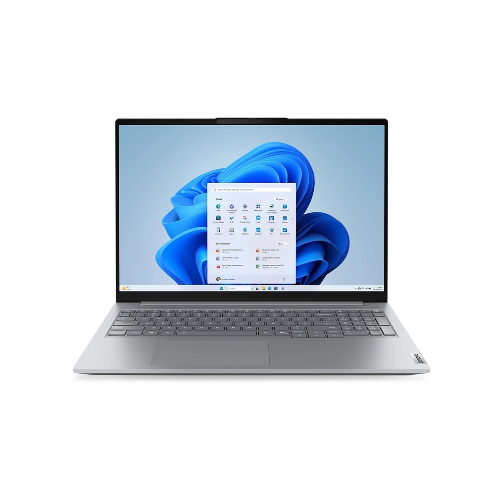 Ноутбук 16" IPS WUXGA LENOVO ThinkBook 16 G8 IRL grey (Core 7 240H/32Gb/1Tb SSD/VGA int/FP/noOS) ((21SH003WGQ)) — KSKSHOP.RU