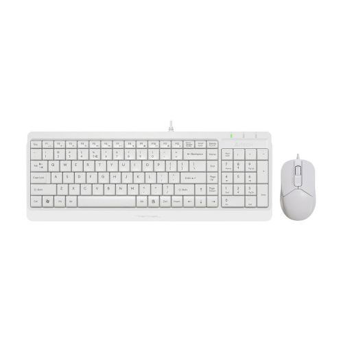 Клавиатура + мышь A4Tech Fstyler F1512 белый
