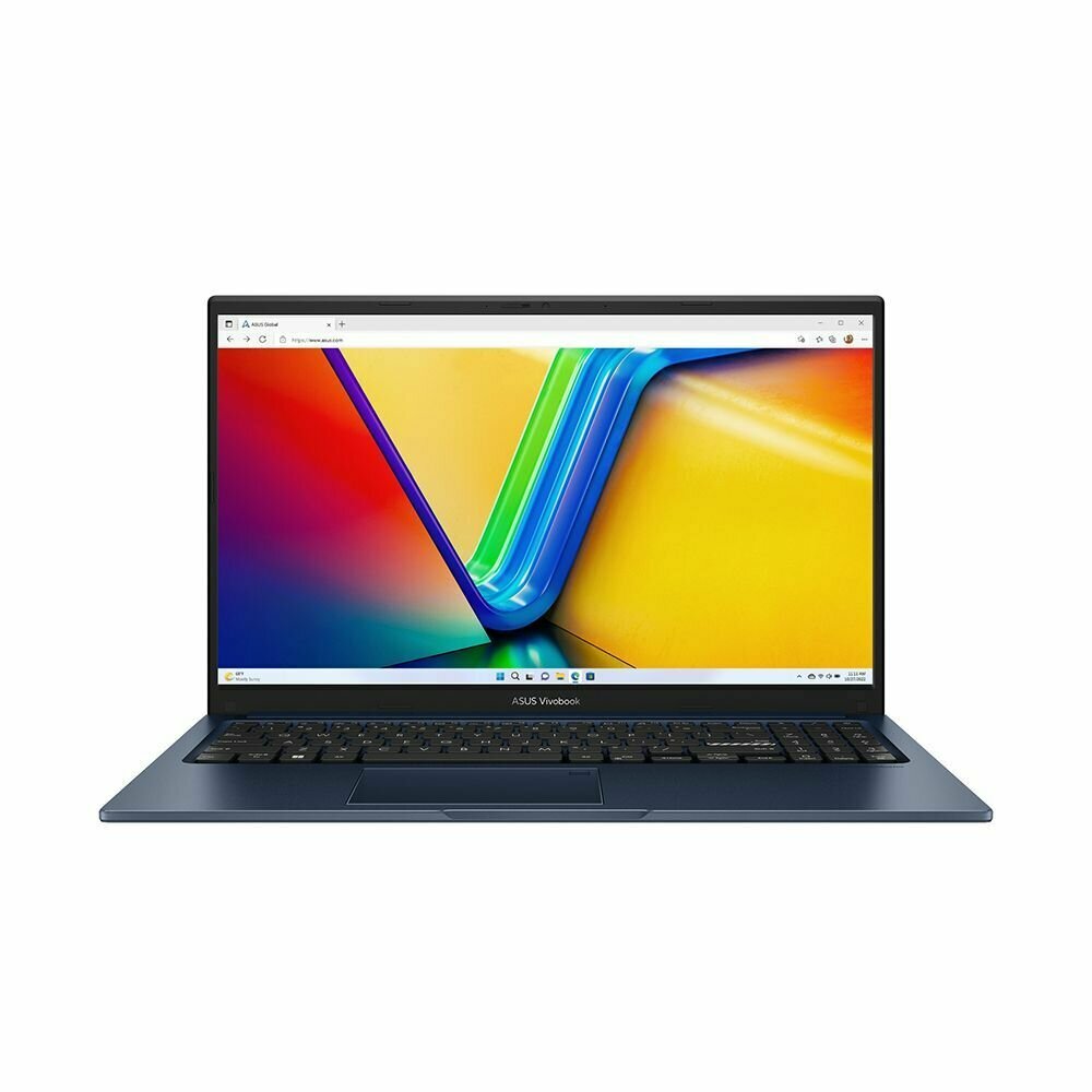 Ноутбук Asus Vivobook 15 X1504VA-BQ281 Core i3 1315U 8Gb SSD512Gb Intel UHD Graphics 15.6" IPS FHD (1920x1080) noOS blue WiFi BT Cam (90NB10J1-M00BL0)