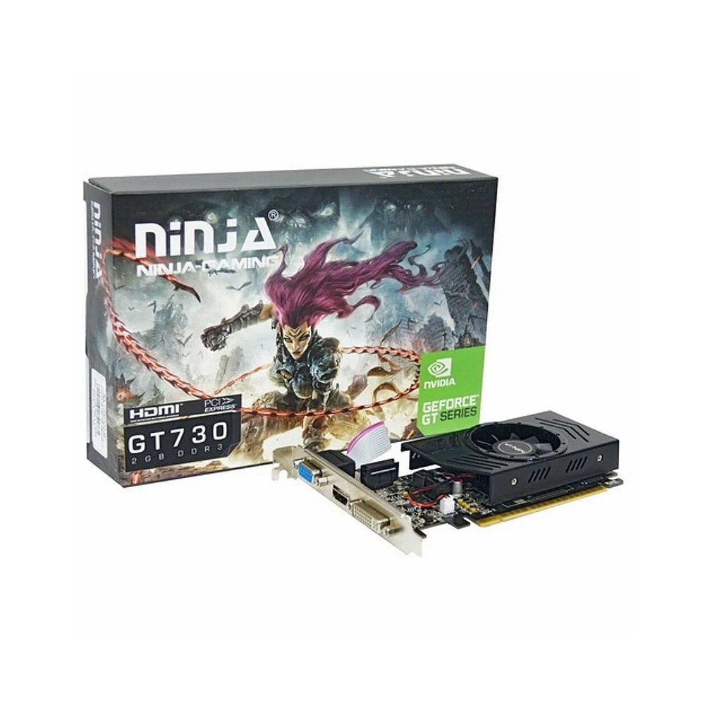 Видеокарта Sinotex Ninja , GT730  (96SP) 1G 128BIT DDR3 (DVI/HDMI/CRT)PCIE,NK73NP013F  RTL {50}