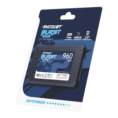 Накопитель SSD Patriot Burst Elite 960GB [PBE960GS25SSDR]