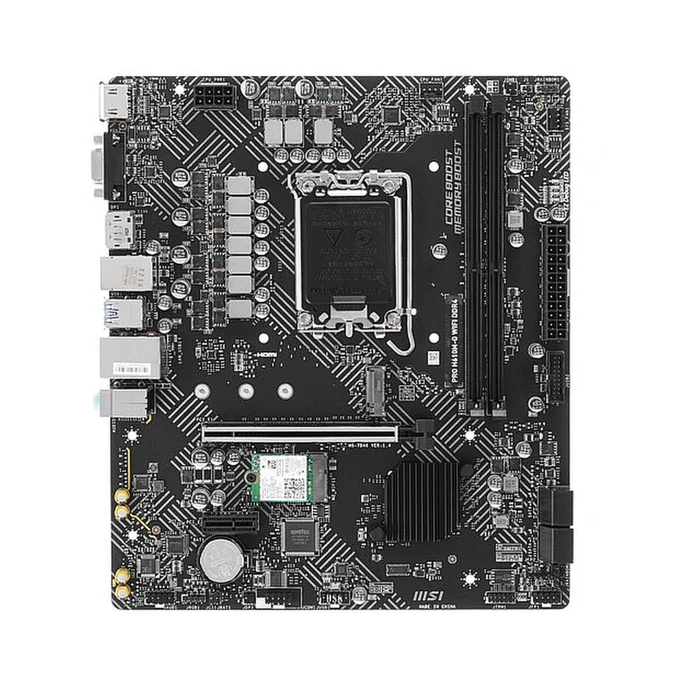 Материнская плата MSI PRO H610M-G WIFI DDR4
