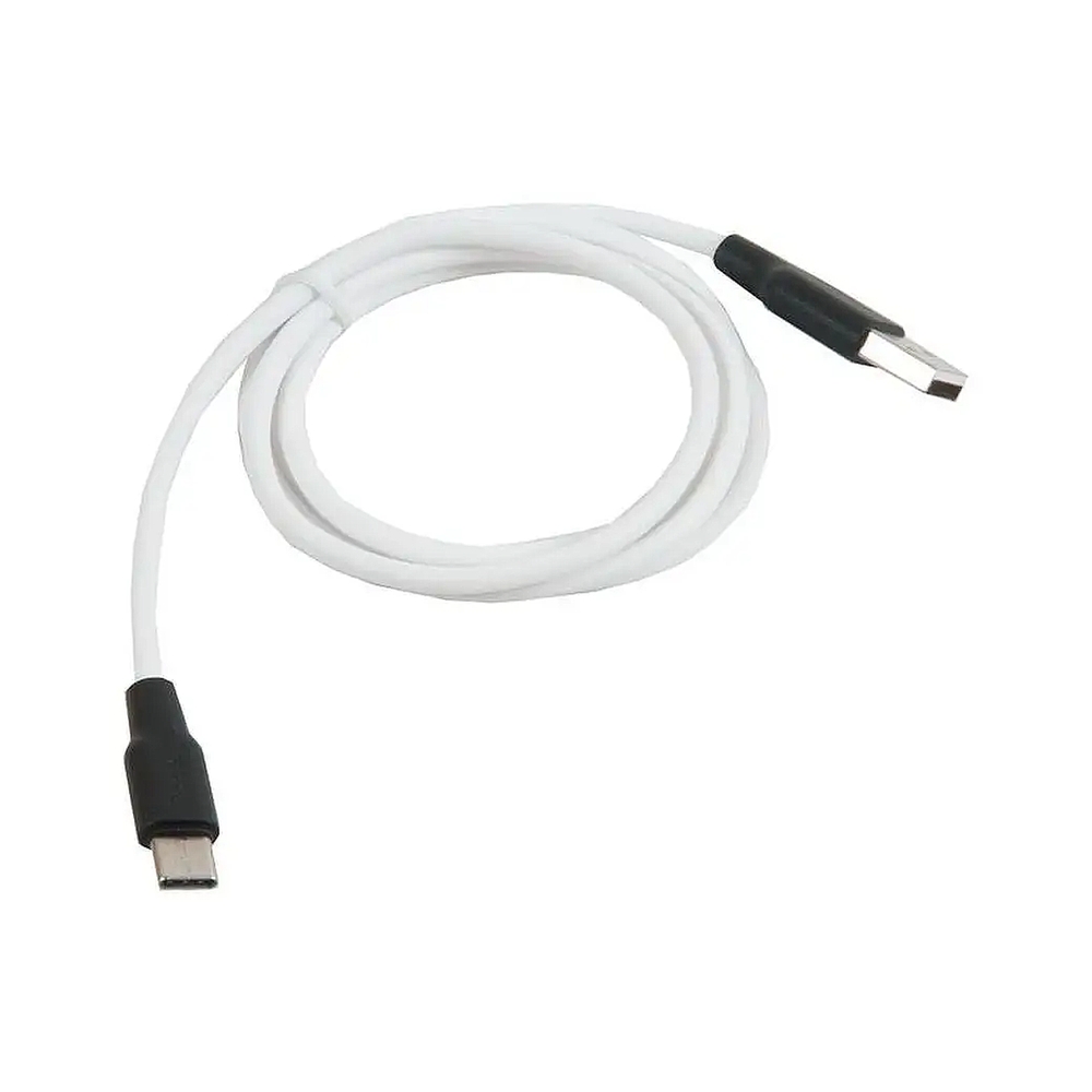 Кабель USB HOCO X21 Silicone Type-C - Type-C, 2.0А, 3.0A, длина 1.0м, белый