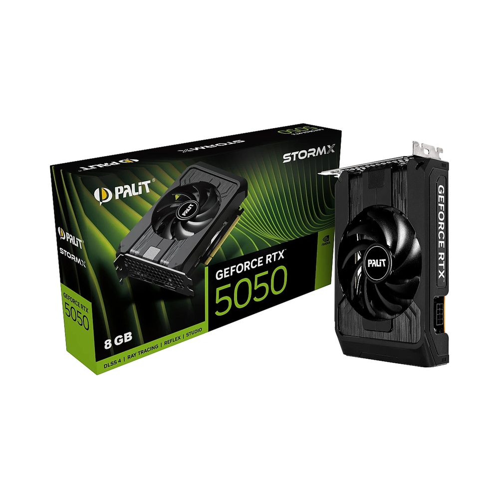 Видеокарта Palit GeForce RTX 5050 STORMX [NE65050019P1-GB2070F]