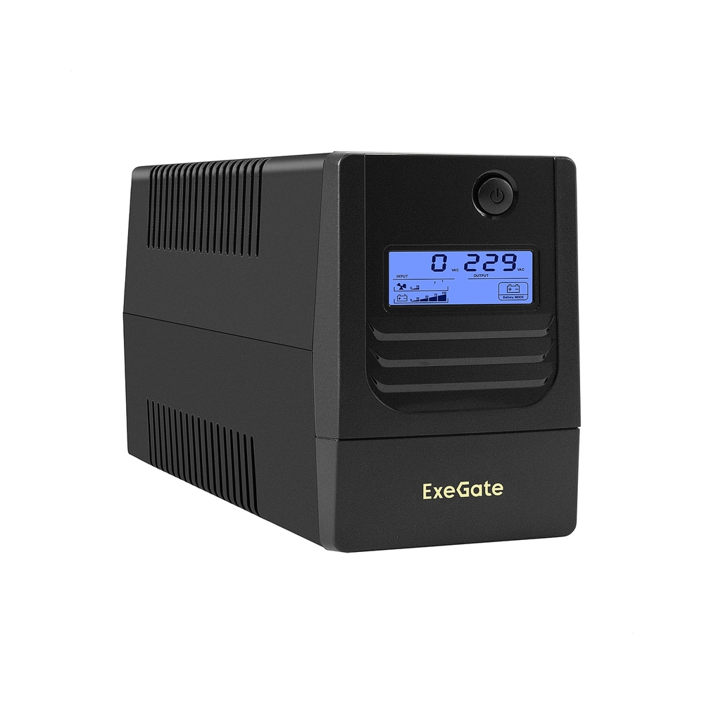 ИБП ExeGate Smart LB-1000.LCD.AVR.4C13 (1000VA/650W) ИБП ExeGate Smart LB-1000.LCD.AVR.4C13 (1000VA/650W)