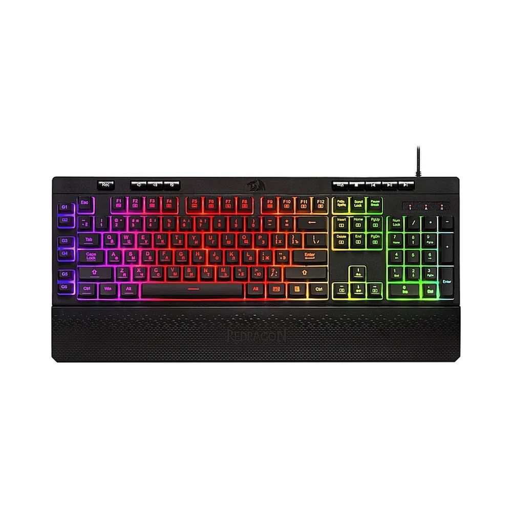 Клавиатура проводная Redragon Shiva, черный