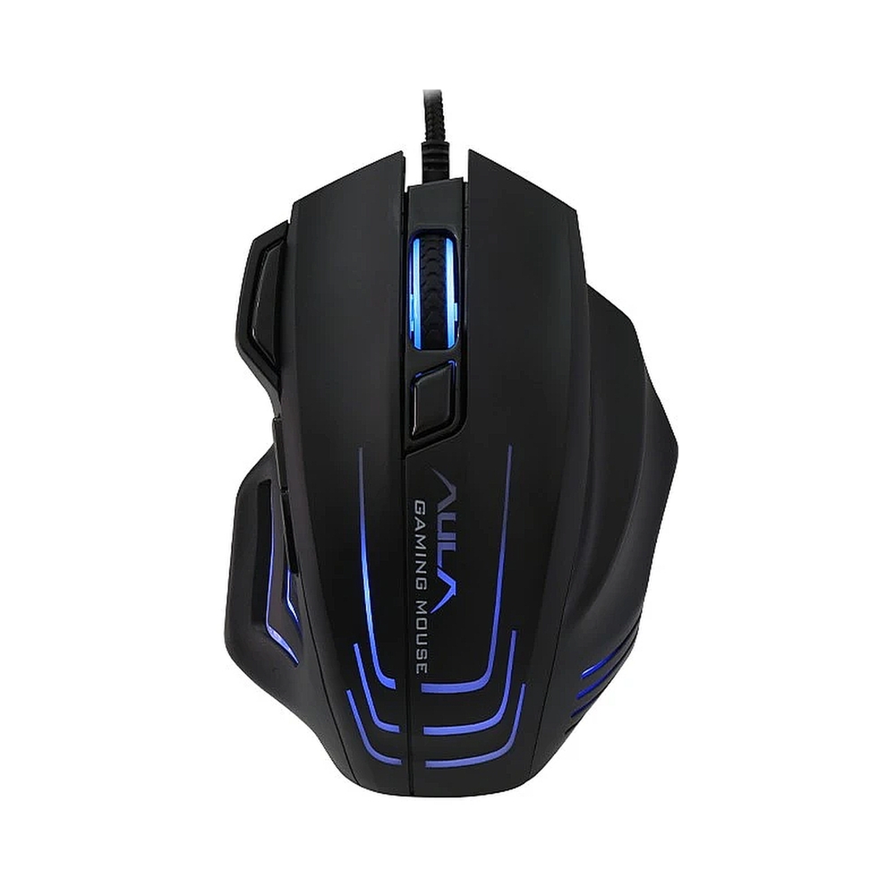 Мышь проводная AULA S18, черный