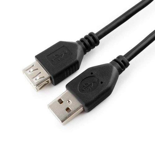 Кабель удлинительный TELECOM USB2.0 AM>AF 1,5 м черный