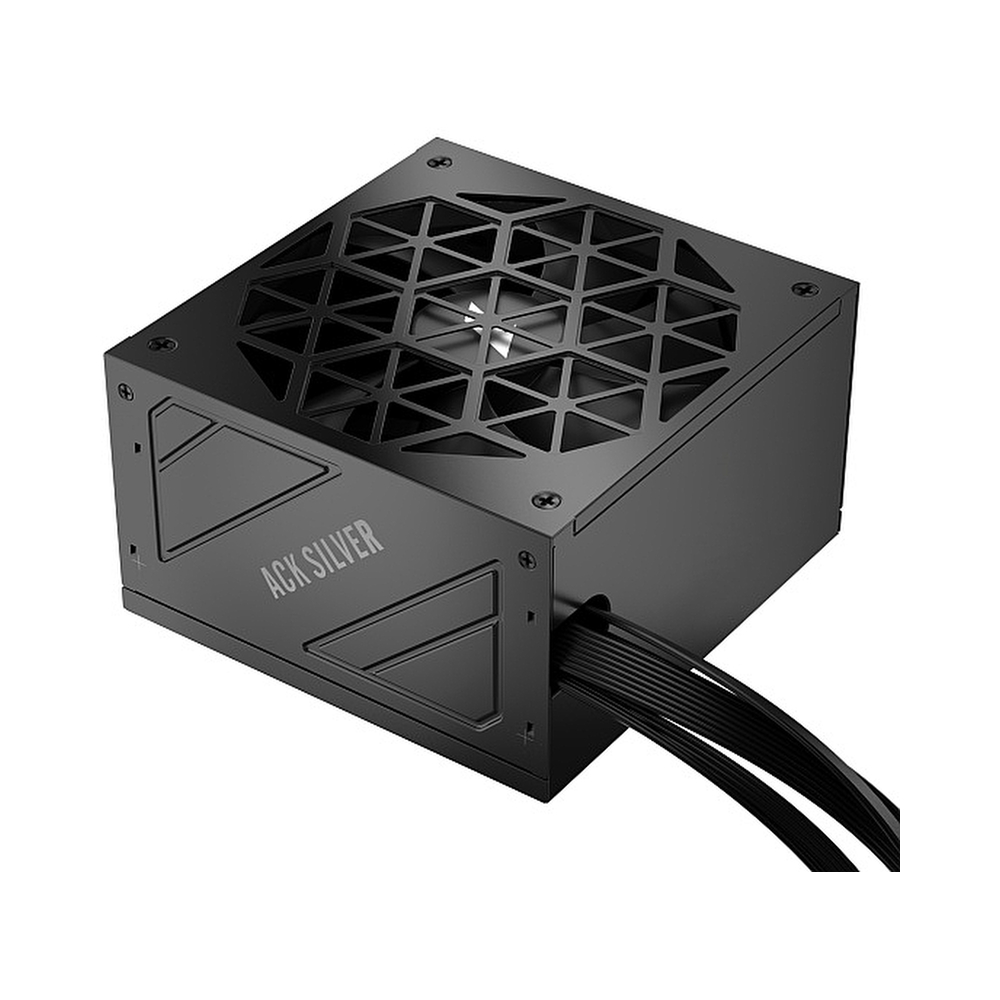 Блок питания 1STPLAYER ACK Silver HA-850BA7-BK черный 850W ATX 3.1, APFC, 80 PLUS Silver, Double Forward, DC-DC, full Teapo caps, 140mm fan, non-modular