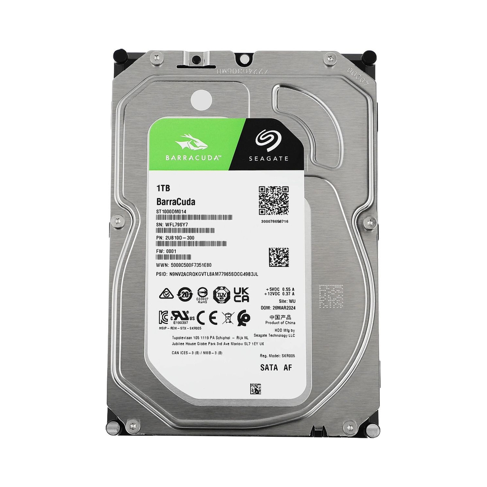 Жесткий диск Seagate BarraCuda 1TB (ST1000DM014) 7200 RPM