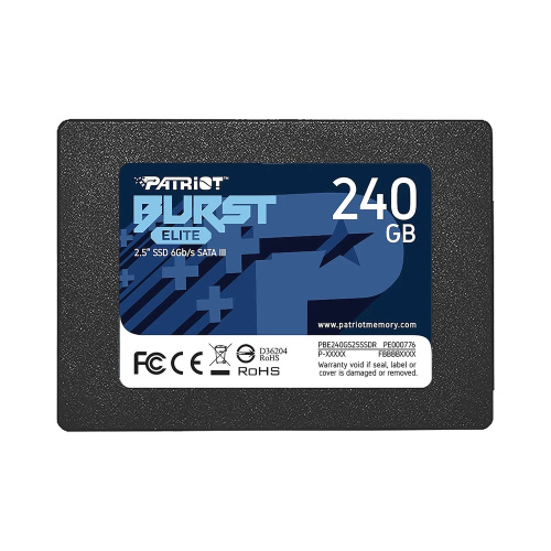 Накопитель SSD Patriot BURST 240GB [PBE240GS25SSDR] 2.5"