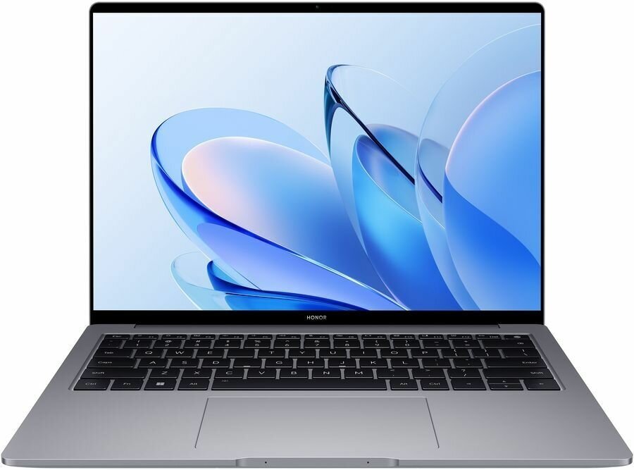 Ноутбук Honor MagicBook 14 Core i5 13505H 16Gb SSD1Tb Intel Iris Xe graphics 14.2" IPS 2.5K (2520x1680) Windows 11 Home grey WiFi BT Cam (5301AFRK)