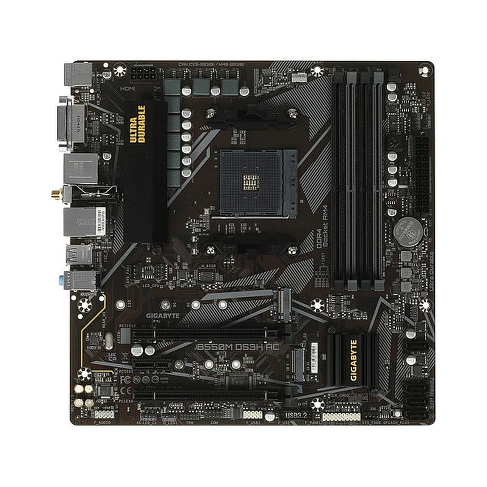 Материнская плата GIGABYTE B550M DS3H AC