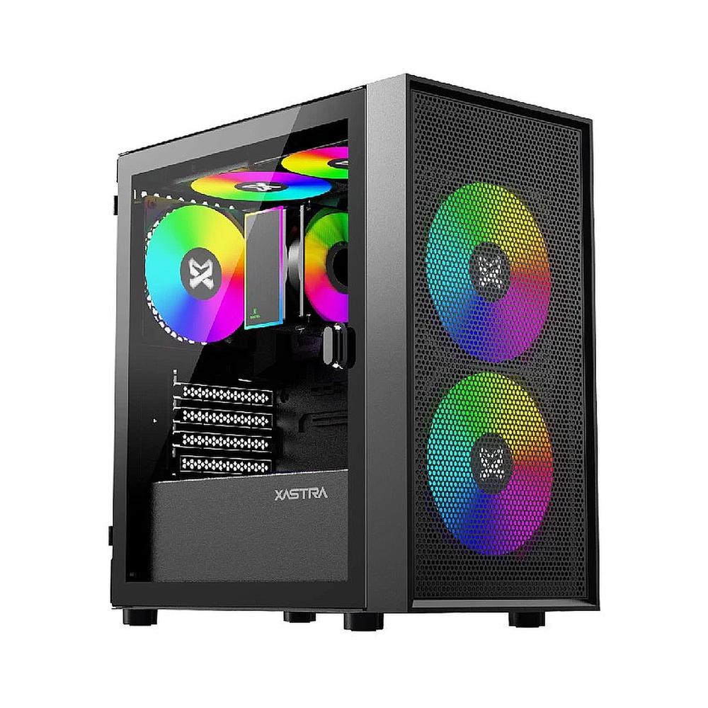Корпус XASTRA A305M 3ARGB, черный