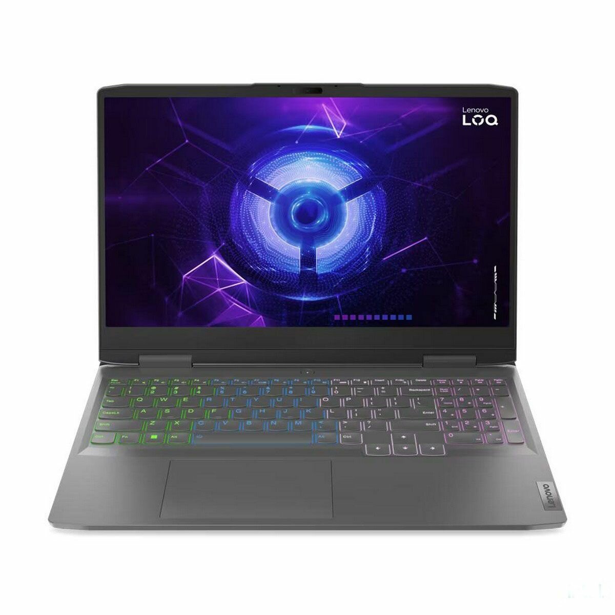 Ноутбук 15.6" IPS FHD LENOVO LOQ 15IRH8 grey (Core i5 12450H/16Gb/512Gb SSD/4050 6Gb/noOS) (82XV00QURK)