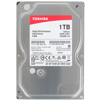 Жесткий диск Toshiba 1Tb P300 3.5"