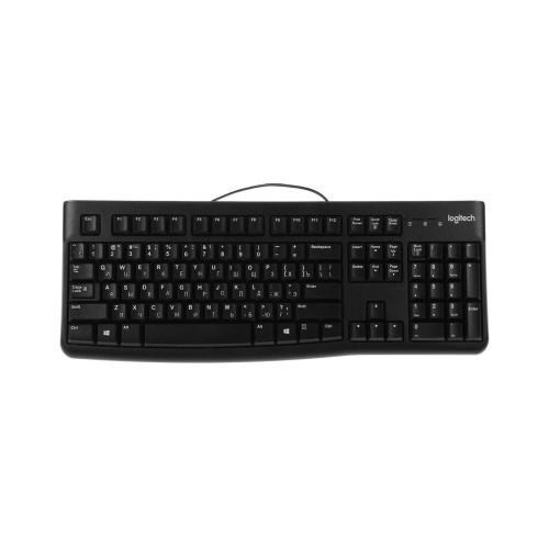 Клавиатура Logitech K120 черная, офисная, USB 1.5м