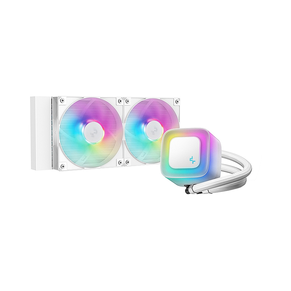 Система жидкостного охлаждения DeepСool LE240 V2 WH [R-LE240-WHAMMN-G-2]
