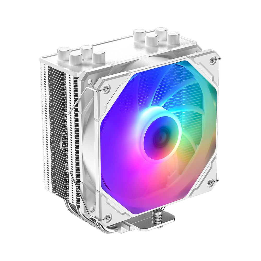 Кулер для процессора ID-COOLING SE-224-XTS ARGB, белый — KSKSHOP.RU
