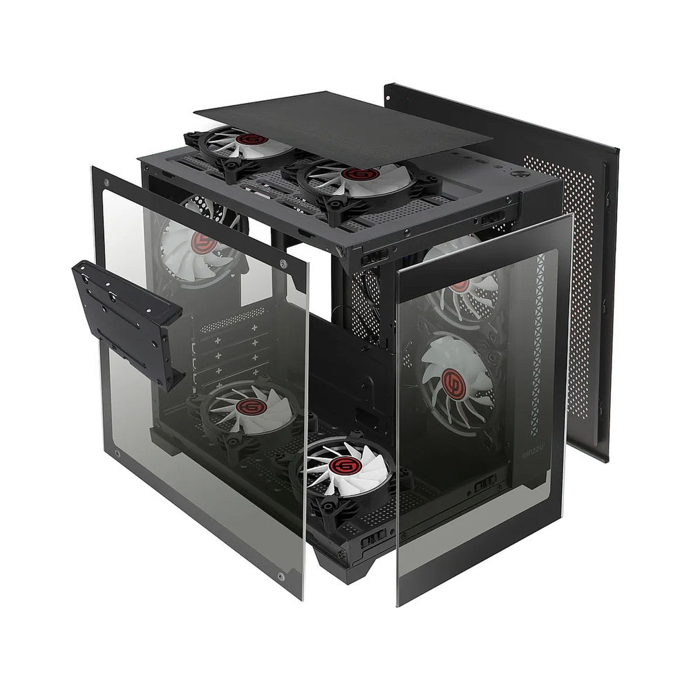 картинка Корпус Ginzzu V320 mATX кубик от магазина Одежда+