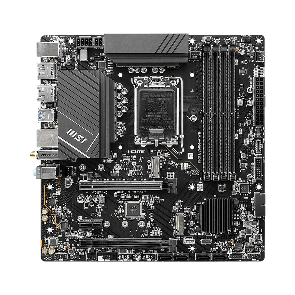 Материнская плата MSI PRO B760M-A WIFI — KSKSHOP.RU