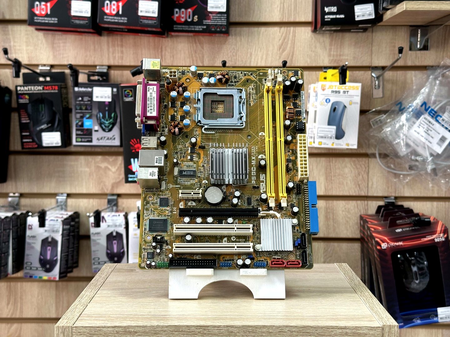 [Б/У] Материнская плата ASUS P5GC-MX/1333 | LGA775 — KSKSHOP.RU