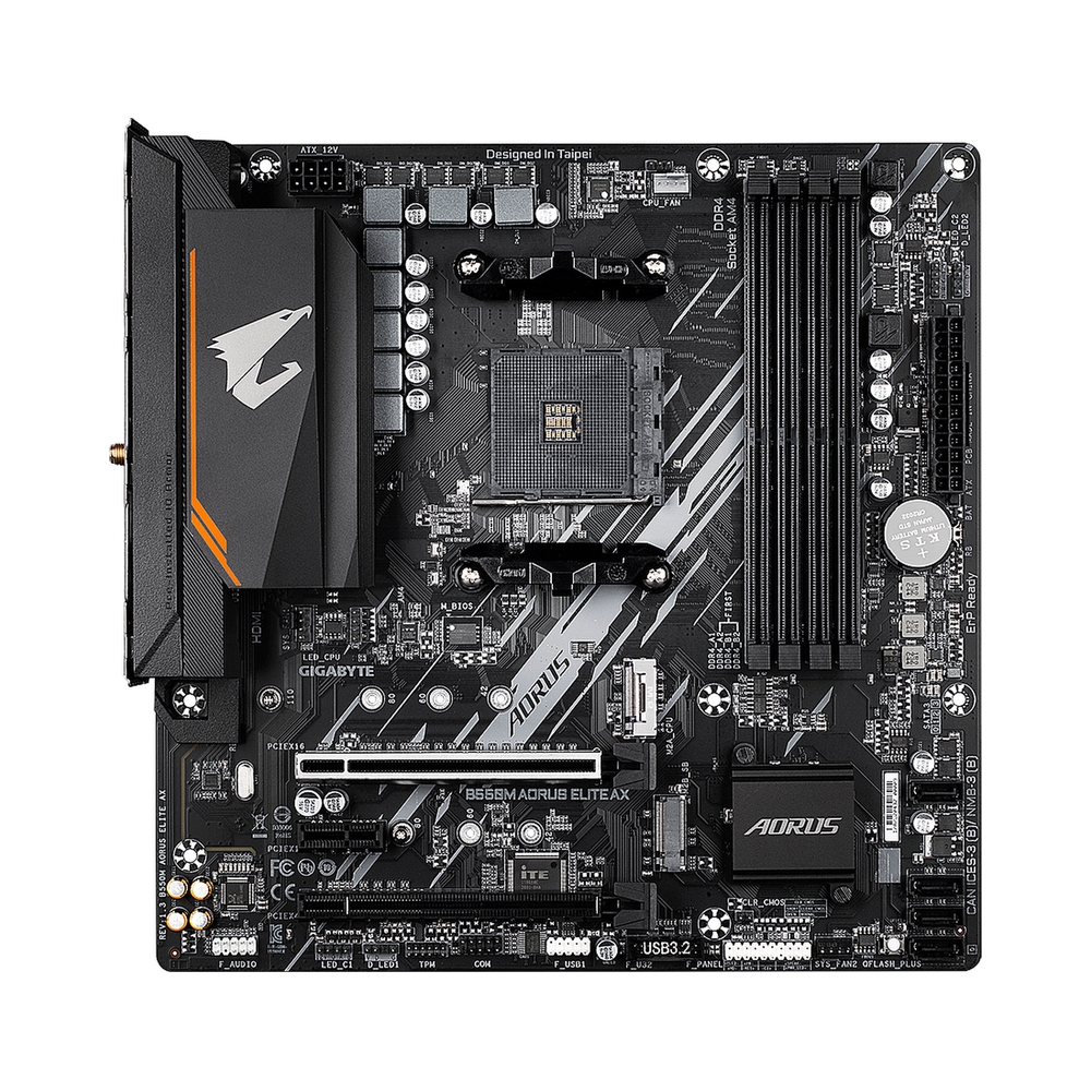 Материнская плата GIGABYTE B550M AORUS ELITE AX — KSKSHOP.RU