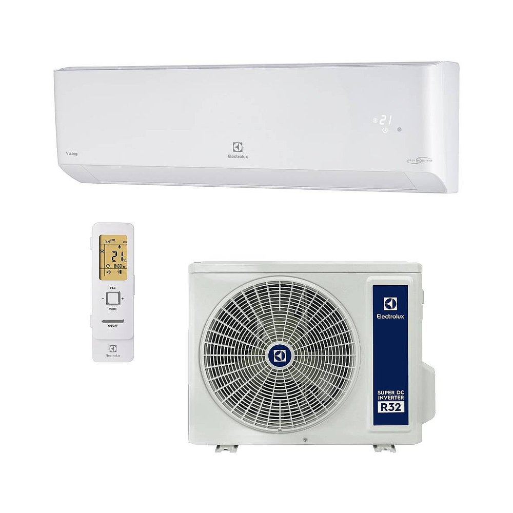 картинка Кондиционер сплит-система Electrolux Loft EACS-09HAL/N8 9000 BTU, 25 м², 27 дБ, охлаждение, обогрев, белый от магазина Одежда+
