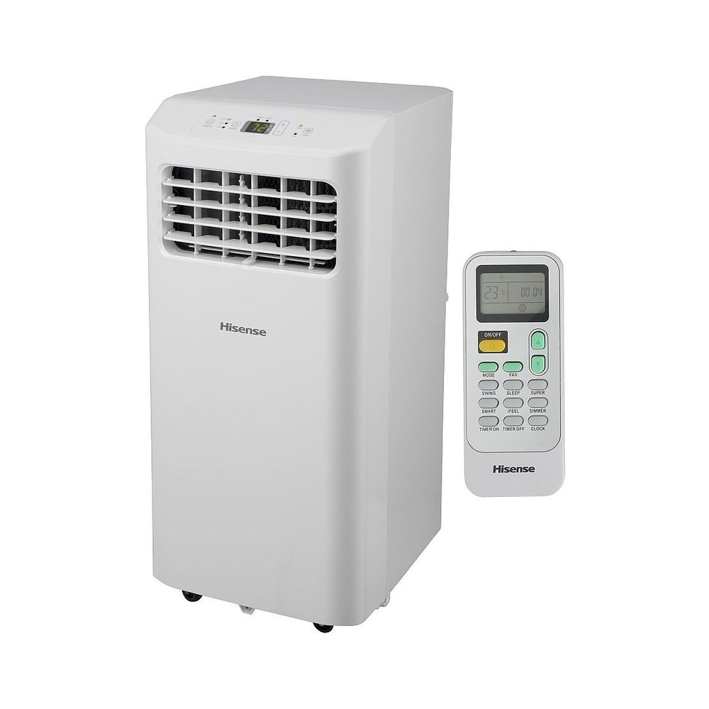 картинка Кондиционер мобильный Hisense AP-09CW4GNCS00 9000 BTU, 18 м², 52 дБ, охлаждение, осушение, белый от магазина Одежда+