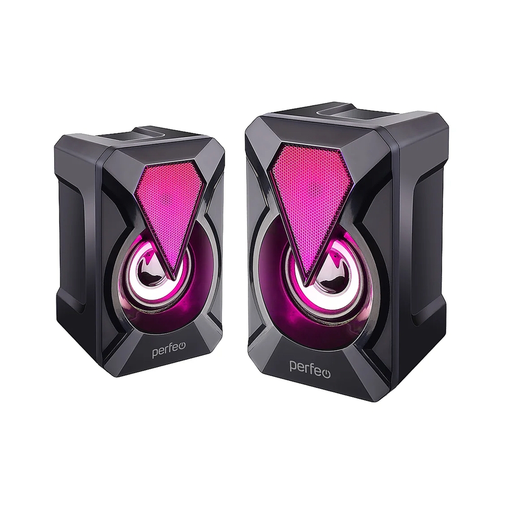 Колонки Perfeo FLAMES (2.0, 2х3 Вт) — KSKSHOP.RU