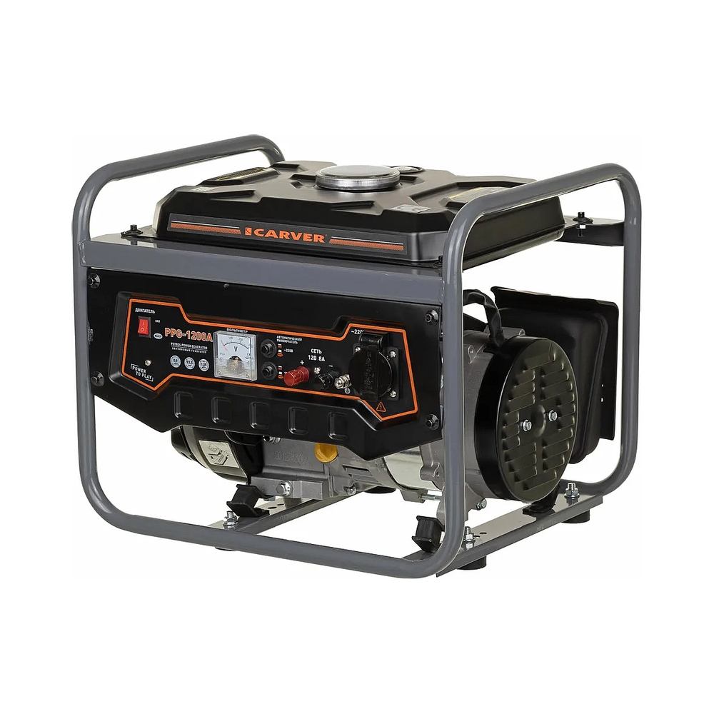Электрогенератор бензиновый Carver PPG-1200, 1.05 кВт, 65 дБ, 24 кг — KSKSHOP.RU