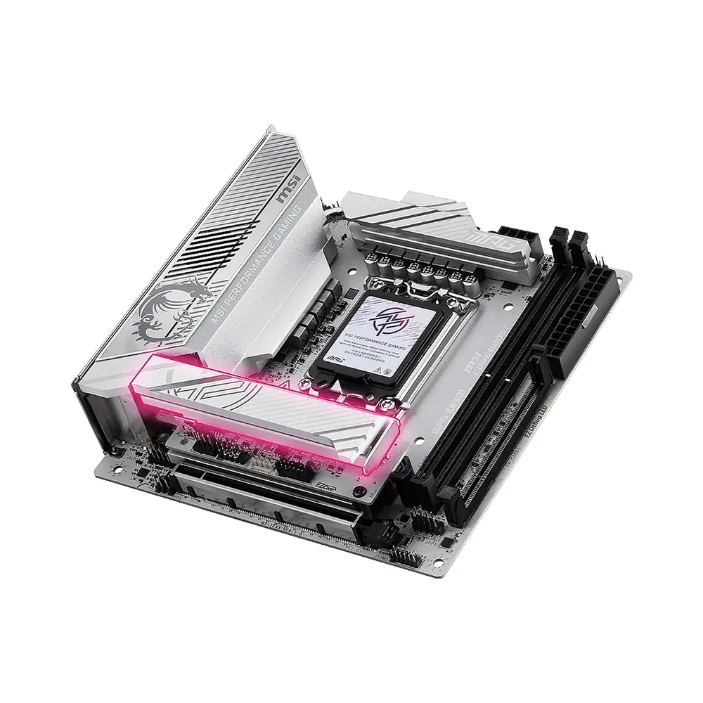 Материнская плата MSI MPG Z890I EDGE TI WIFI Soc-1851 Intel Z890 2xDDR5 mini-ITX AC`97 8ch(7.1) 5Gigabit RAID+HDMI — KSKSHOP.RU