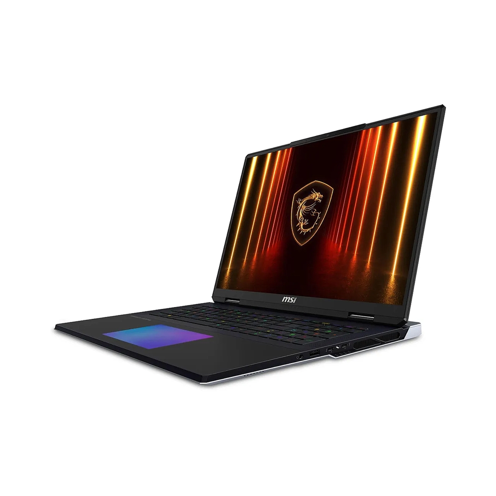 Ноутбук MSI Titan 18 HX AI A2XWJG-206RU черный Core Ultra 9 285HX 64Gb SSD4Tb NVIDIA GeForce RTX 5090 для ноутбуков 24Gb 18" IPS UHD+ (3840x2400) Windows 11 Home WiFi BT Cam (9S7-182421-206) — KSKSHOP.RU