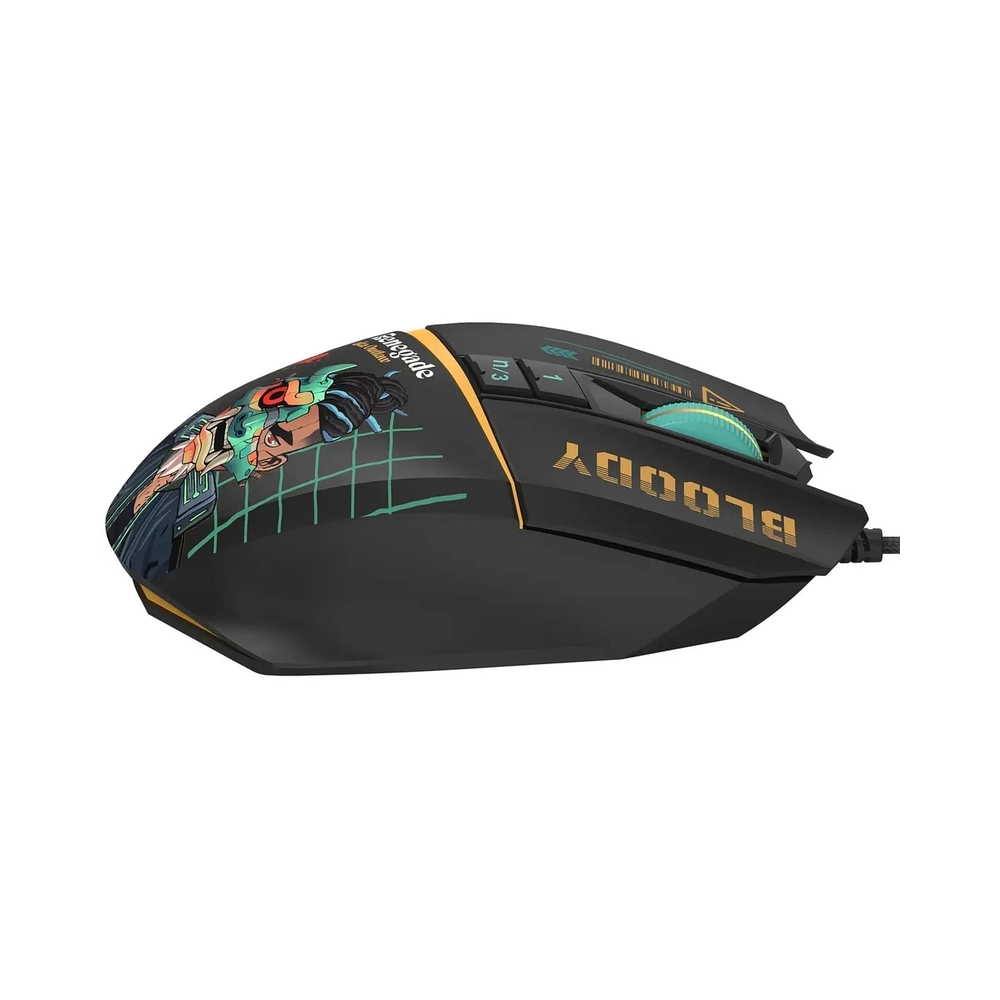 Мышь проводная A4Tech Bloody W63 Max Renegade, черный — KSKSHOP.RU