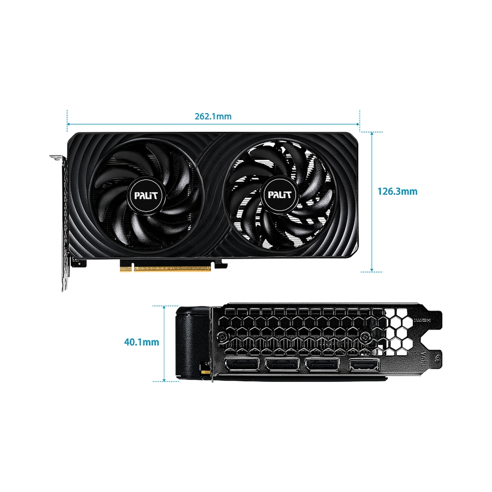 Видеокарта Palit GeForce RTX 5050 Dual [NE65050019P1-GB2070D] — KSKSHOP.RU