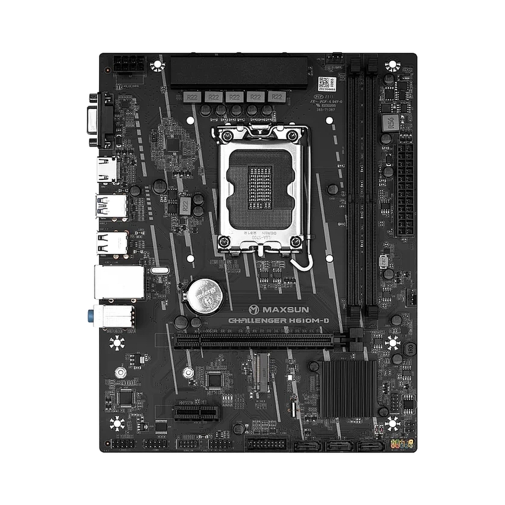 Материнская плата MAXSUN MS-Challenger H610M-D D4 — KSKSHOP.RU
