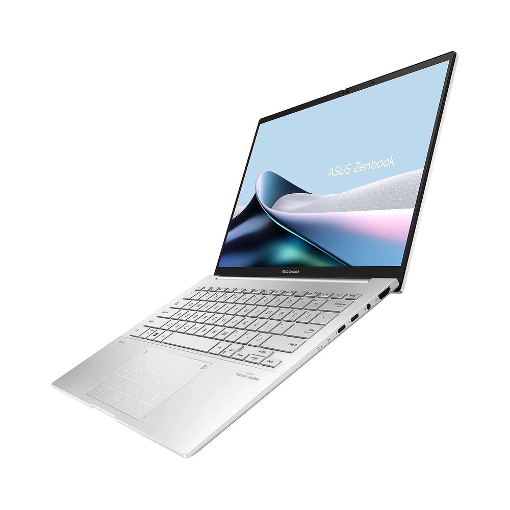 Ноутбук Asus Zenbook 14 UX3405MA-QD488W Core Ultra 7 155H 16Gb SSD1Tb Intel Arc 14" OLED FHD+ (1920x1200) Windows 11 Home silver WiFi BT Cam Bag (90NB11R2-M00SS0) — KSKSHOP.RU