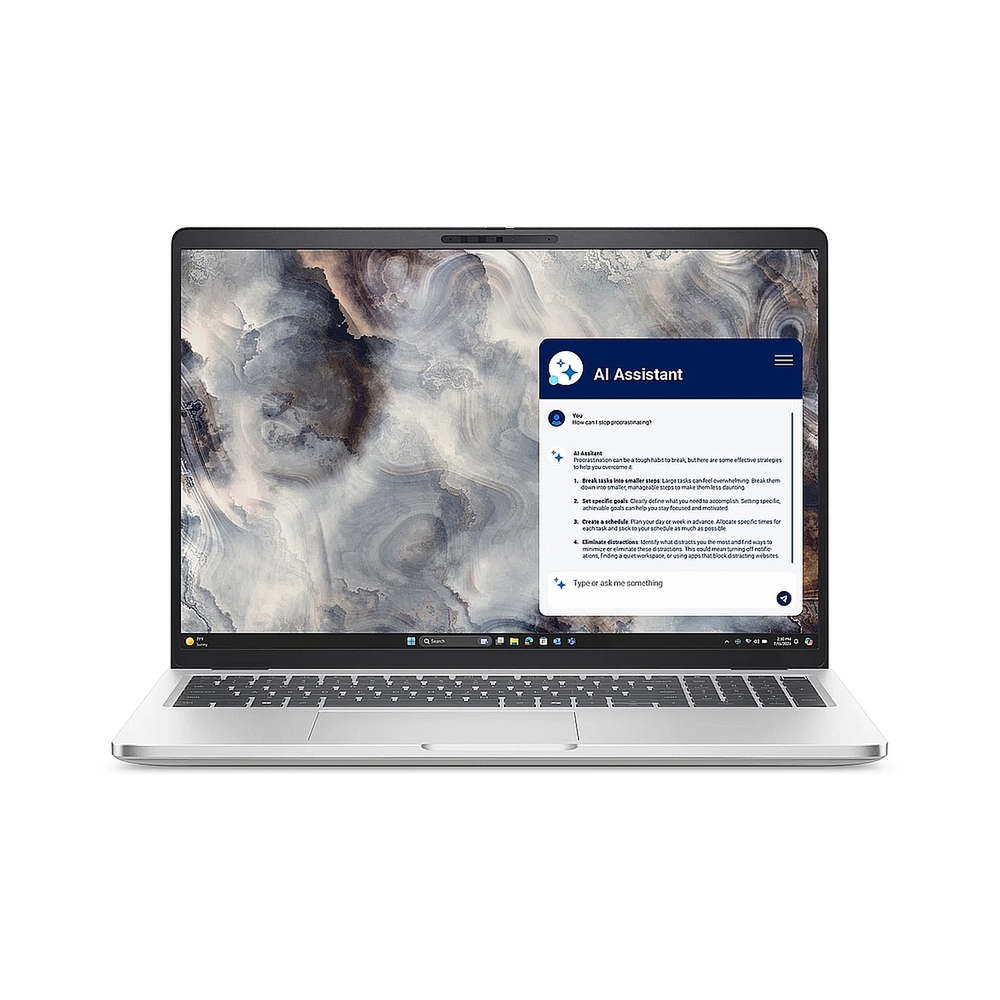 Ноутбук DELL Pro 16 Plus/16"/IPS/Ultra 7 266V/16GB/1TB SSD/Intel Arc graphics/Linux/серебристый/1.9kg — KSKSHOP.RU