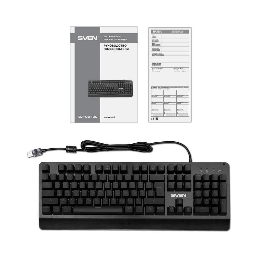 Механическая игровая клавиатура SVEN KB-G9700, черный — KSKSHOP.RU