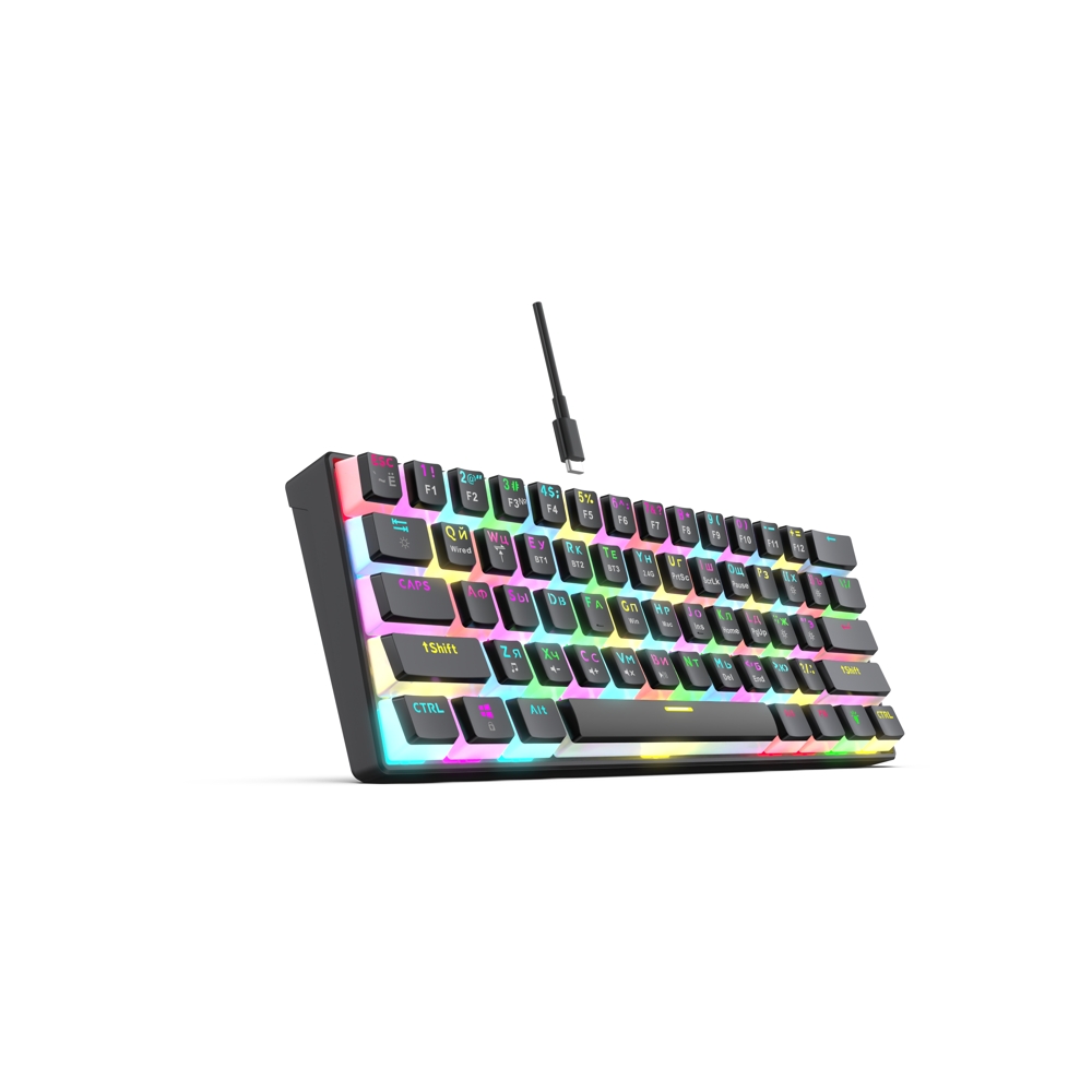 Беспроводная механическая клавиатура PANTEON T2 PRO BS Black — KSKSHOP.RU