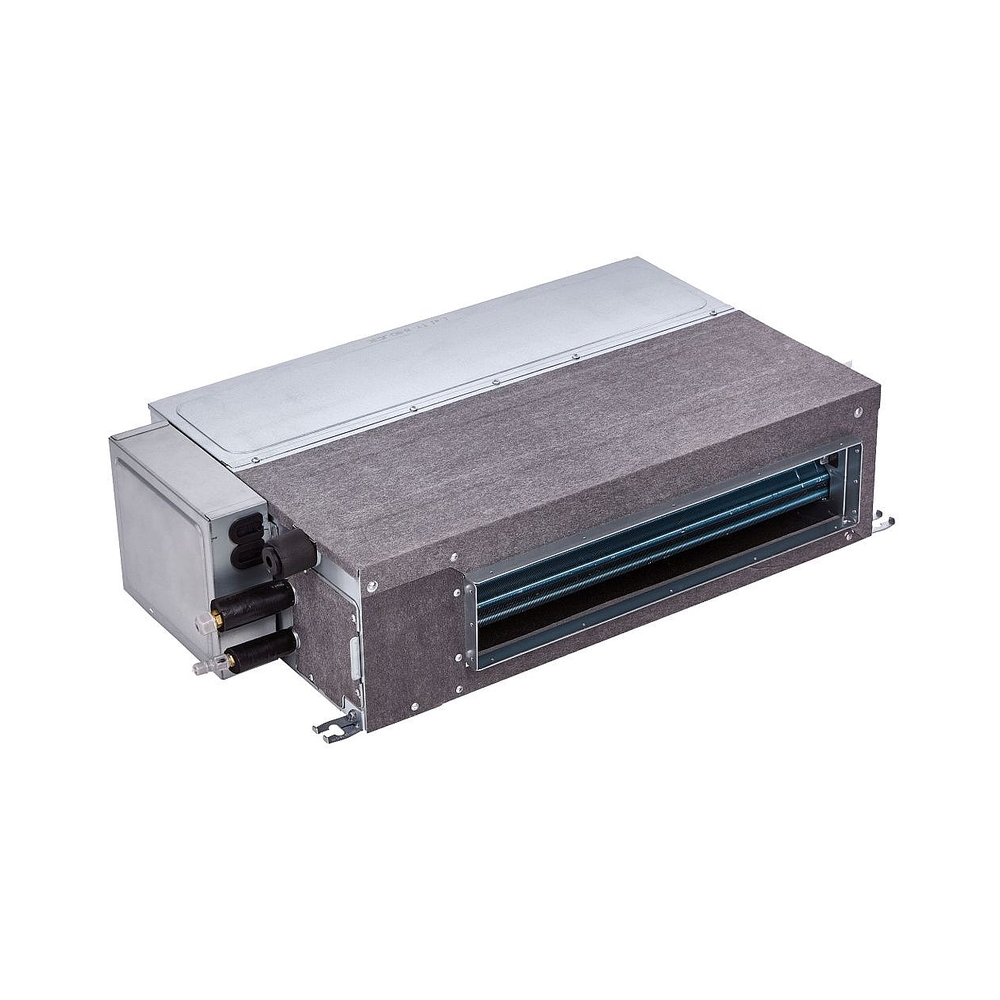 Внутренний блок сплит-системы канального типа Electrolux EACD/in-24H/UP4-DC/N8 инвертор, 24000 BTU, 70 м², 31 дБ, охлаждение, обогрев, осушение, серый — KSKSHOP.RU