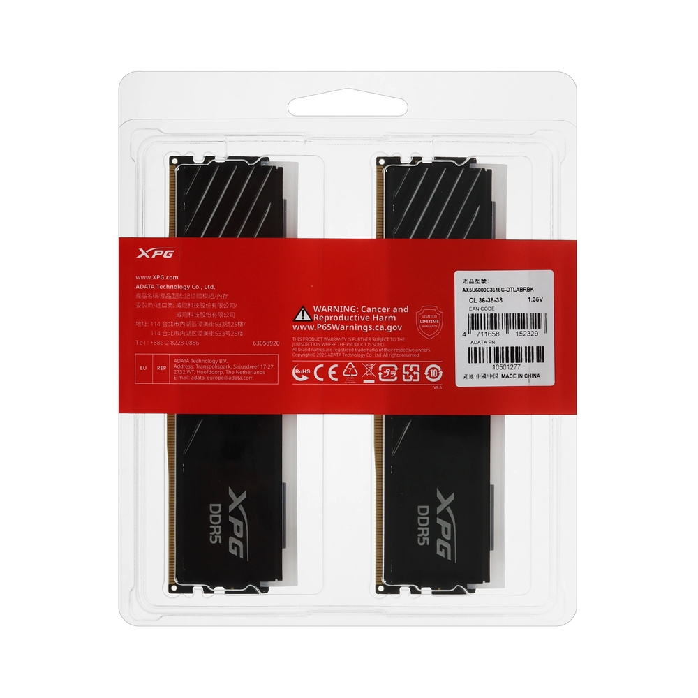 Оперативная память ADATA XPG Lancer Blade RGB [AX5U6000C3616G-DTLABRBK] 32GB KIT D5 — KSKSHOP.RU