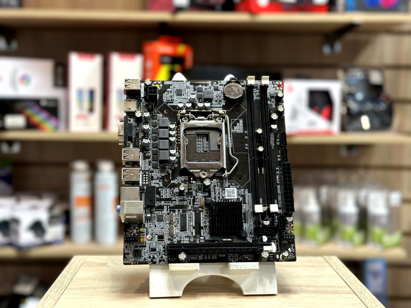 [Б/У] Материнская плата Shenzhen Hongdafeng Electronics ZX-H55M | LGA1156 — KSKSHOP.RU