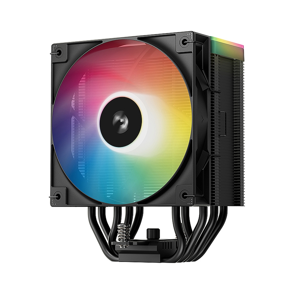 Кулер для процессора DEEPCOOL AG500 BK ARGB V2 [R-AG500-BKAMMN-GJD], черный — KSKSHOP.RU